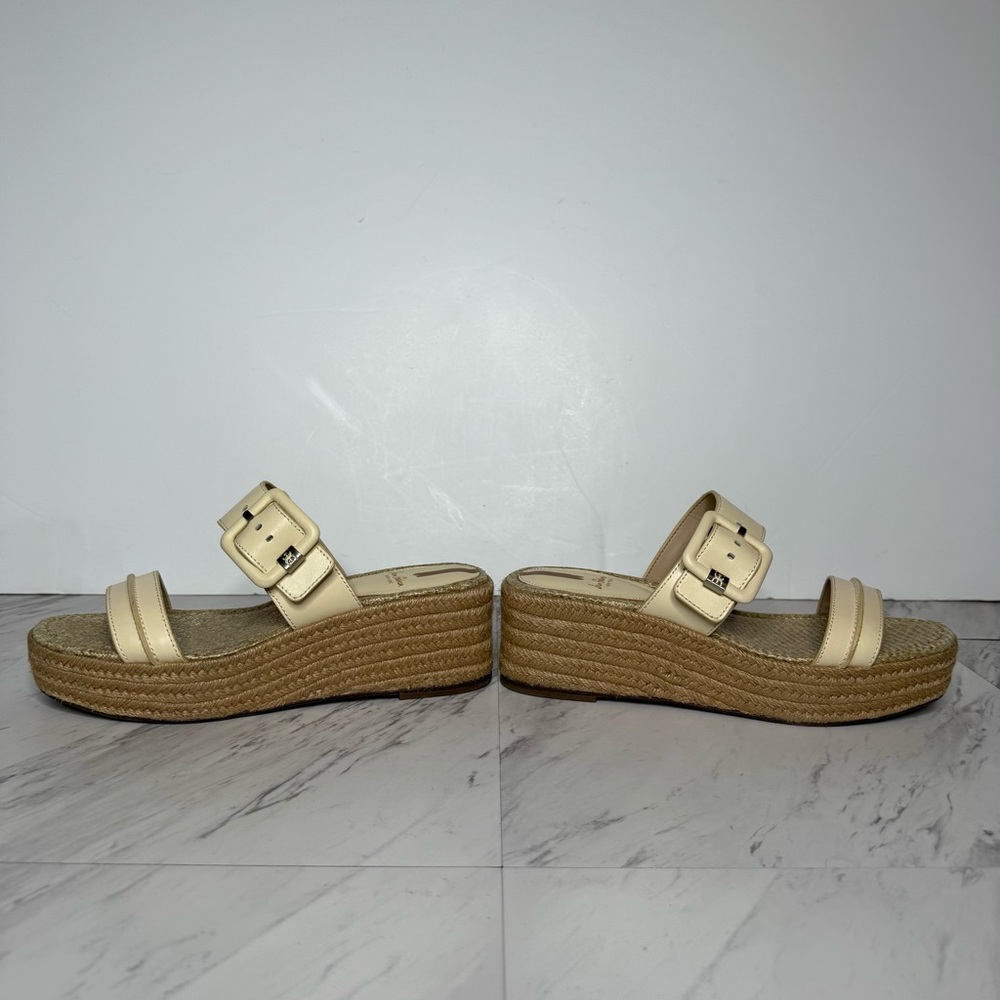 Sam Edelman Carson Espadrille Platform Wedge Sand… - image 7